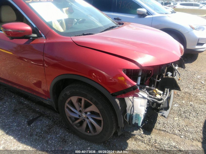 2016 Nissan Rogue Sl VIN: 5N1AT2MV7GC744499 Lot: 40173036