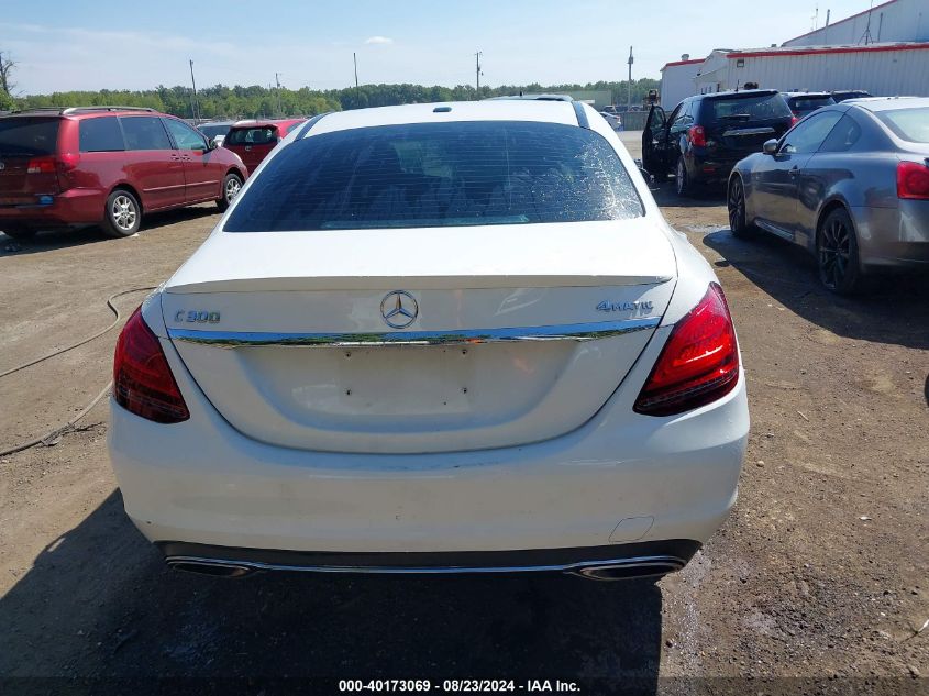 2019 Mercedes-Benz C 300 4Matic VIN: 55SWF8EB8KU319683 Lot: 40173069