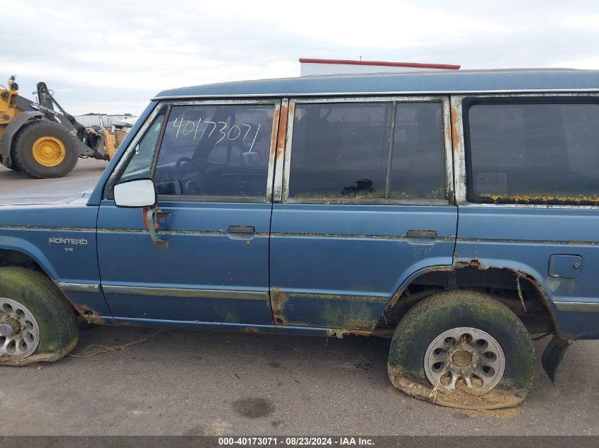 1989 Mitsubishi Montero Ls VIN: JA4GJ51SXKJ000779 Lot: 40173071