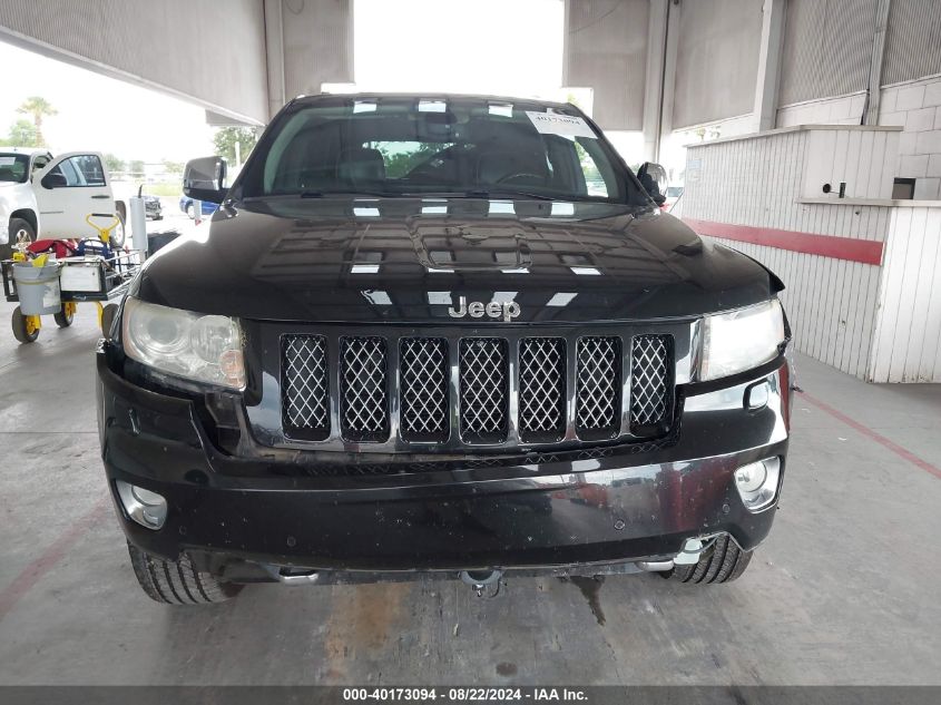 2013 Jeep Grand Cherokee Overland Summit VIN: 1C4RJFCT4DC633893 Lot: 40173094