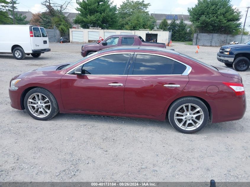 2010 Nissan Maxima 3.5 Sv VIN: 1N4AA5AP7AC819958 Lot: 40173184