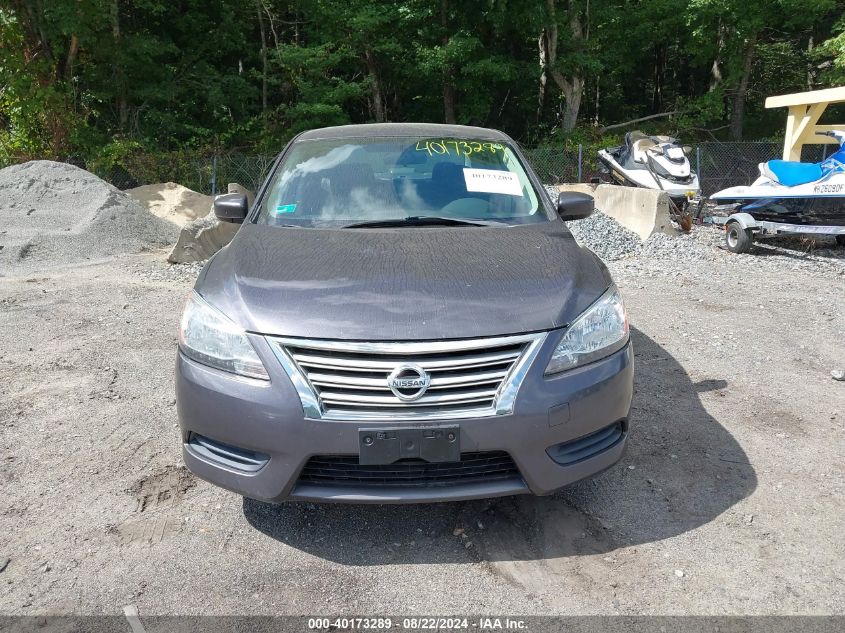 2013 Nissan Sentra Sv VIN: 3N1AB7AP0DL740291 Lot: 40173289