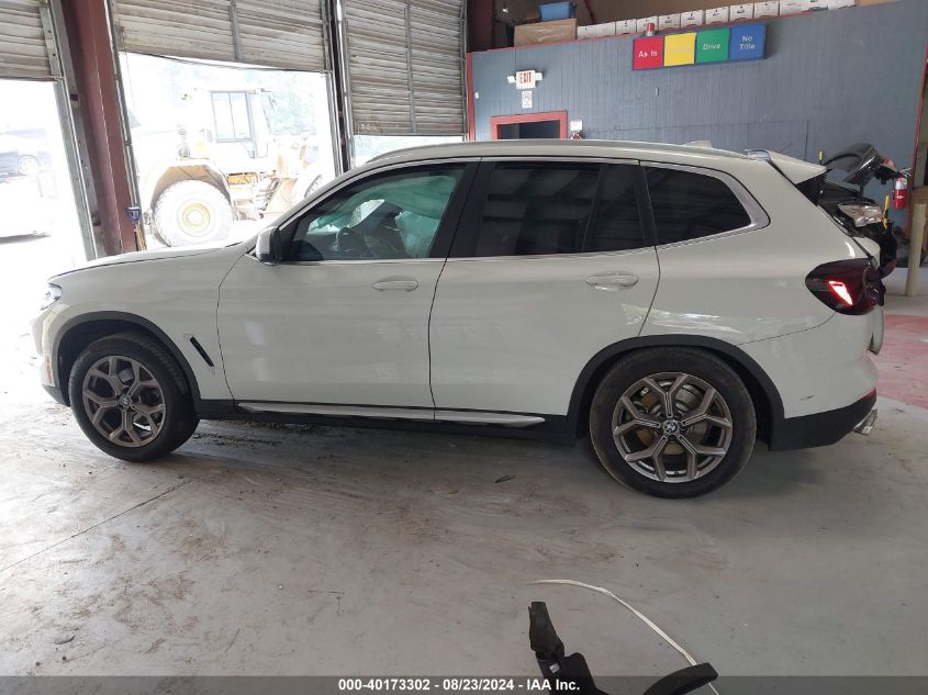 5UX53DP00N9J22949 2022 BMW X3 xDrive30I