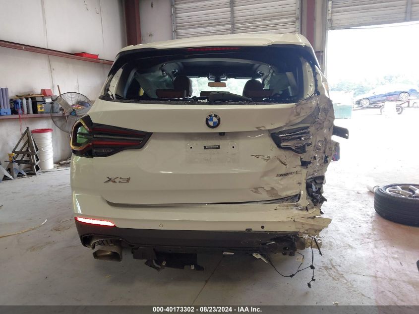 5UX53DP00N9J22949 2022 BMW X3 xDrive30I