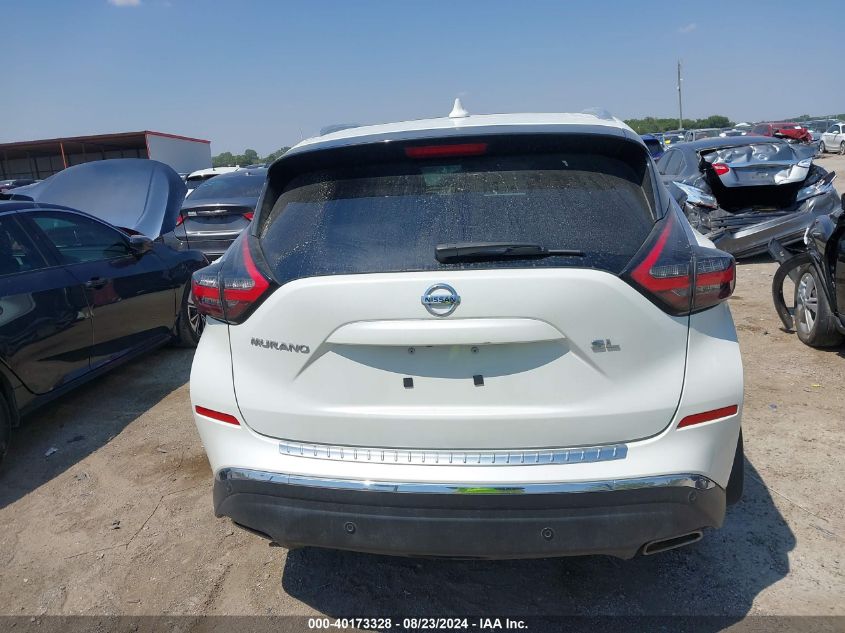 2019 Nissan Murano Sl VIN: 5N1AZ2MJXKN141314 Lot: 40173328