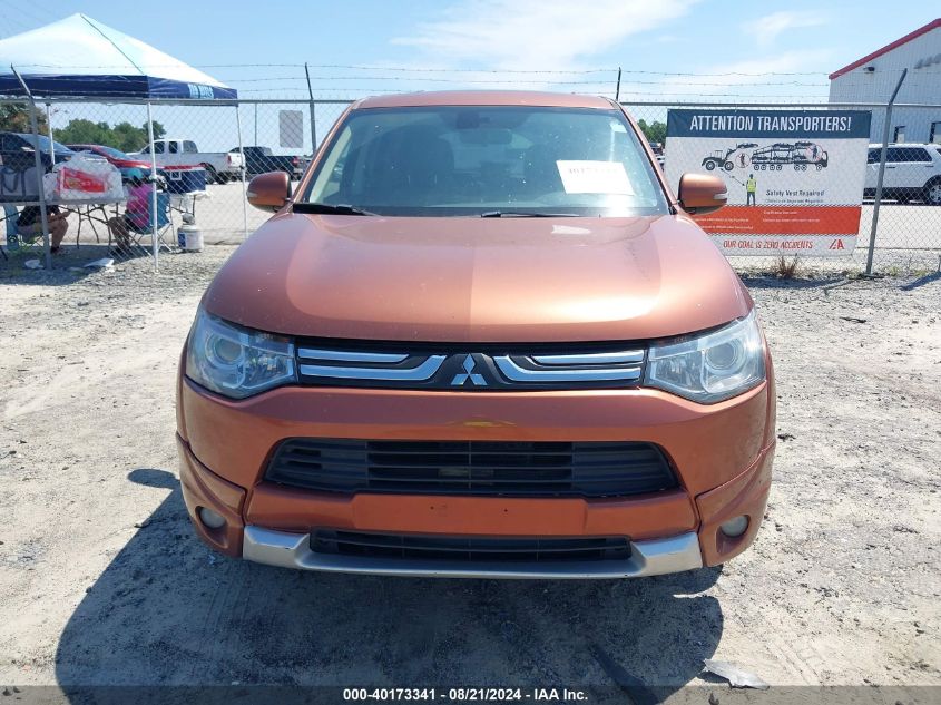 2014 Mitsubishi Outlander Gt VIN: JA4JZ4AX8EZ016196 Lot: 40173341