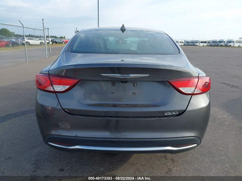 2015 Chrysler 200 Limited VIN: 1C3CCCAB1FN554671 Lot: 40173353