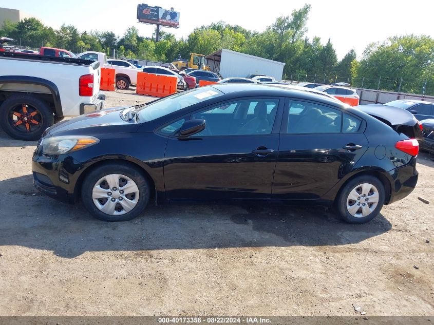 2014 Kia Forte Lx VIN: KNAFK4A63E5065558 Lot: 40173358