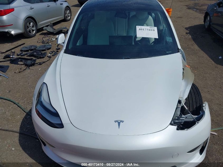 2019 Tesla Model 3 Long Range/Mid Range/Standard Range/Standard Range Plus VIN: 5YJ3E1EA7KF407601 Lot: 40173410