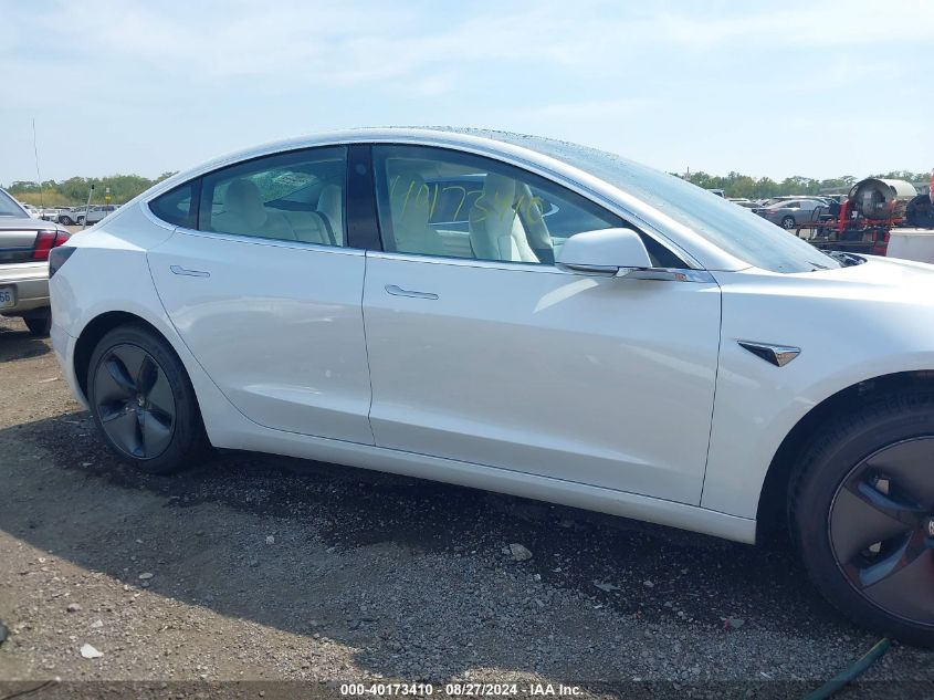 2019 Tesla Model 3 Long Range/Mid Range/Standard Range/Standard Range Plus VIN: 5YJ3E1EA7KF407601 Lot: 40173410