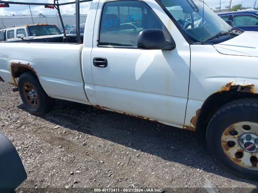 2007 GMC Sierra 1500 Classic Work Truck VIN: 1GTEC14X47Z130850 Lot: 40173411