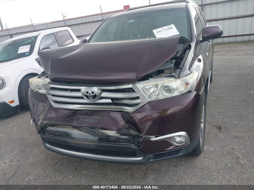 2013 Toyota Highlander Limited V6 VIN: 5TDYK3EH9DS125840 Lot: 40173488