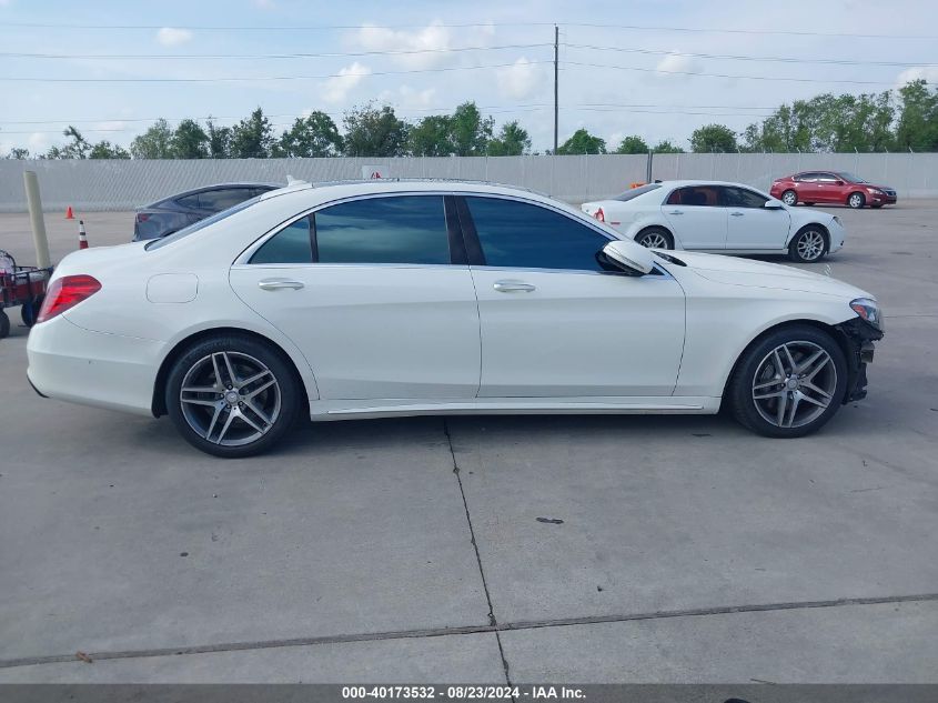 2014 Mercedes-Benz S 550 VIN: WDDUG8CBXEA008753 Lot: 40173532