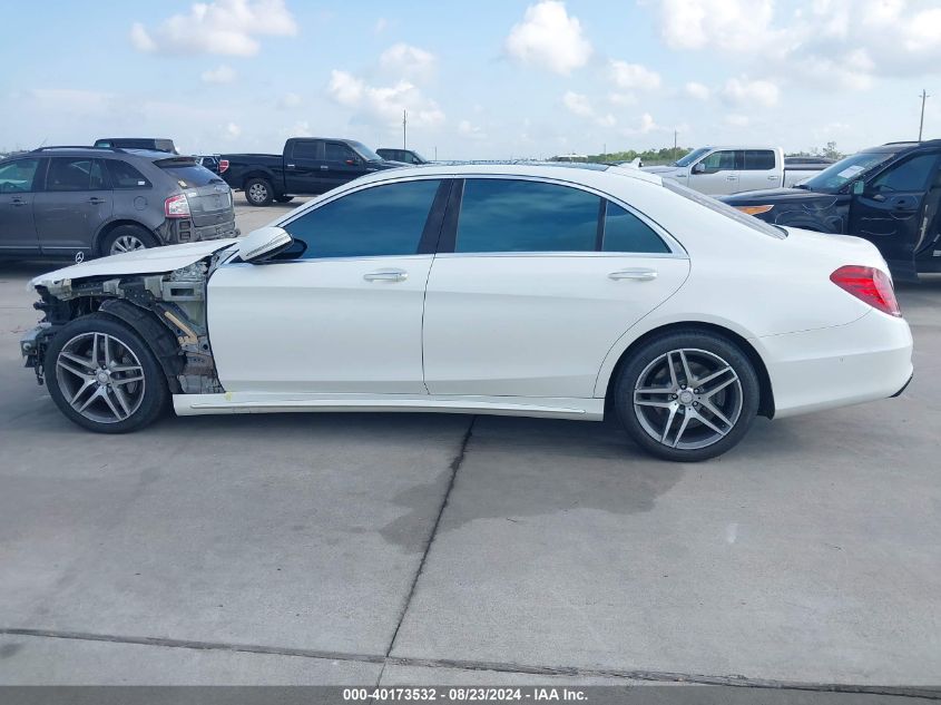 2014 Mercedes-Benz S 550 VIN: WDDUG8CBXEA008753 Lot: 40173532