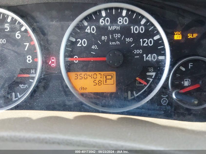 2005 Nissan Pathfinder Se VIN: 5N1AR18W25C789309 Lot: 40173542