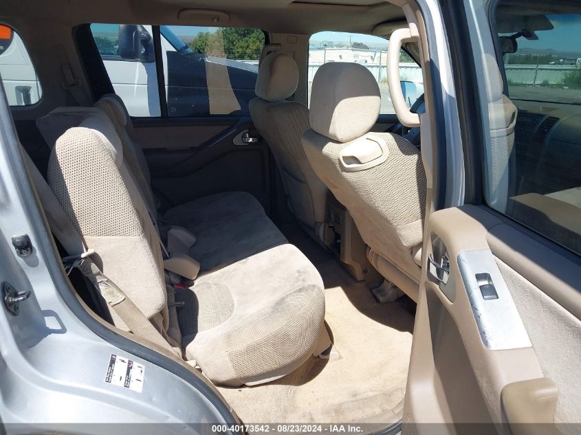 2005 Nissan Pathfinder Se VIN: 5N1AR18W25C789309 Lot: 40173542