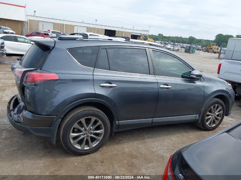 2017 Toyota Rav4 Limited VIN: JTMYFREV8HD101835 Lot: 40173590