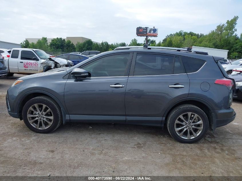 2017 Toyota Rav4 Limited VIN: JTMYFREV8HD101835 Lot: 40173590