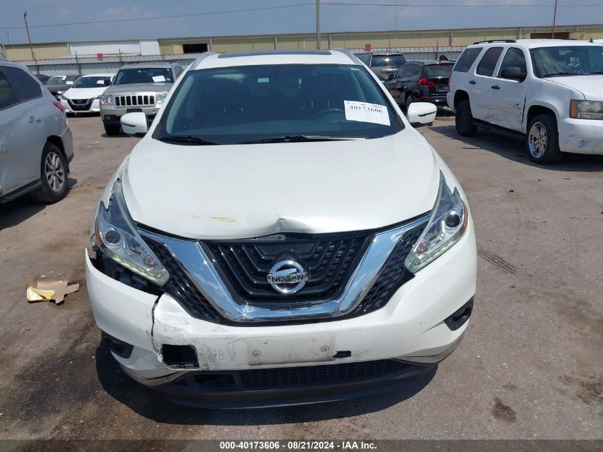 2018 Nissan Murano Platinum VIN: 5N1AZ2MG0JN109183 Lot: 40173606