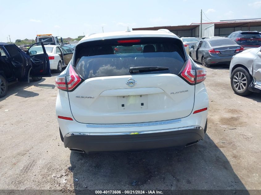 2018 Nissan Murano Platinum VIN: 5N1AZ2MG0JN109183 Lot: 40173606