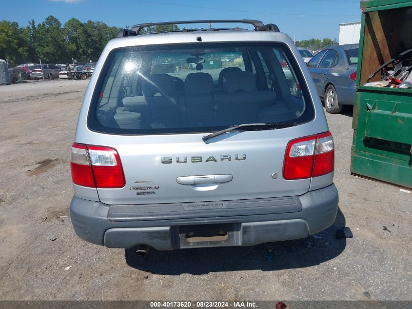 2002 Subaru Forester L VIN: JF1SF63582G700298 Lot: 40173620