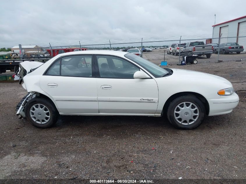 2002 Buick Century Custom VIN: 2G4WS52J121297158 Lot: 40173664