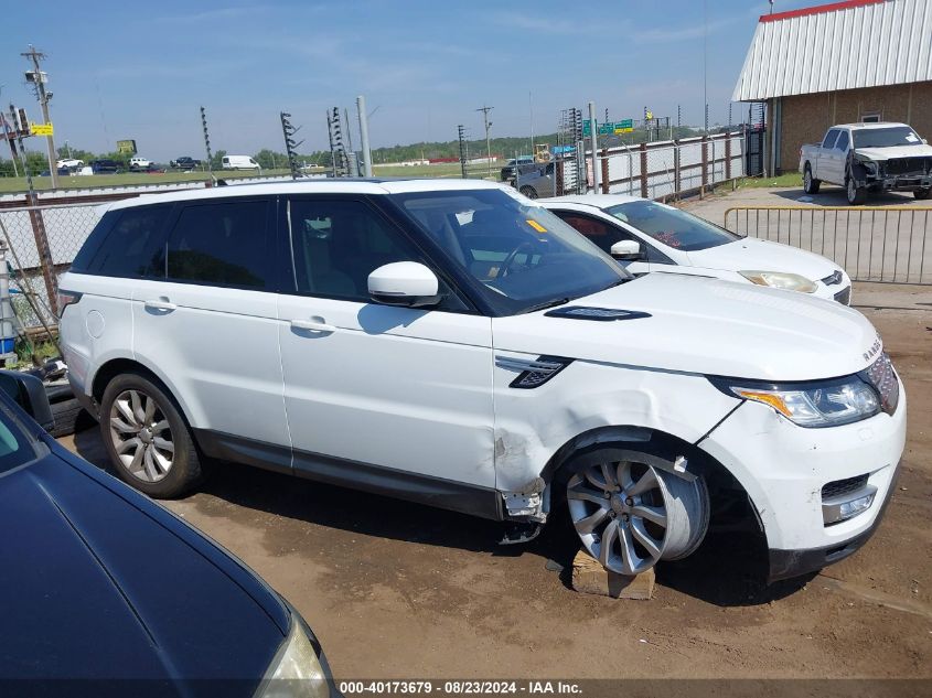 2016 Land Rover Range Rover Sport 3.0L V6 Supercharged Hse VIN: SALWR2PF9GA116705 Lot: 40173679