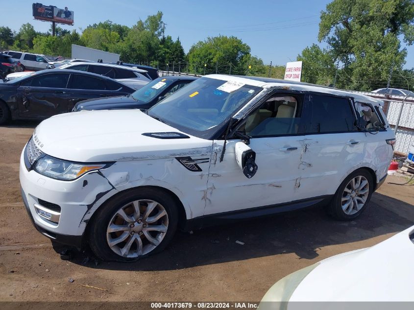 2016 Land Rover Range Rover Sport 3.0L V6 Supercharged Hse VIN: SALWR2PF9GA116705 Lot: 40173679