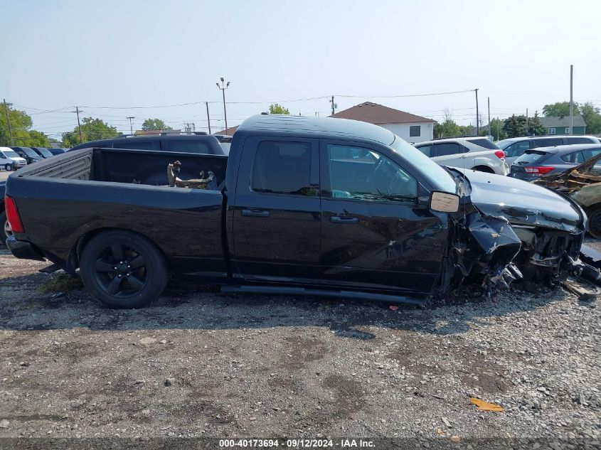 2018 Ram 1500 Express Quad Cab 4X4 6'4 Box VIN: 1C6RR7FT9JS291702 Lot: 40173694