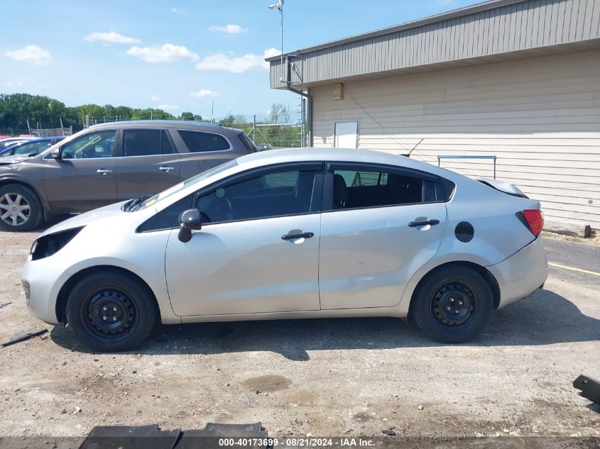 2013 Kia Rio Lx VIN: KNADM4A32D6217409 Lot: 40173699