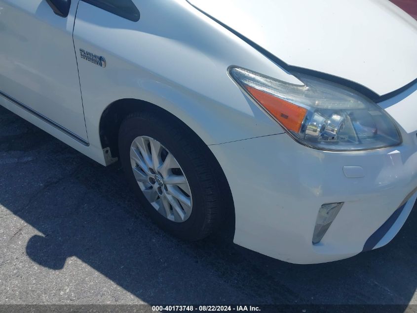 2013 Toyota Prius Plug-In Advanced VIN: JTDKN3DP7D3036792 Lot: 40173748