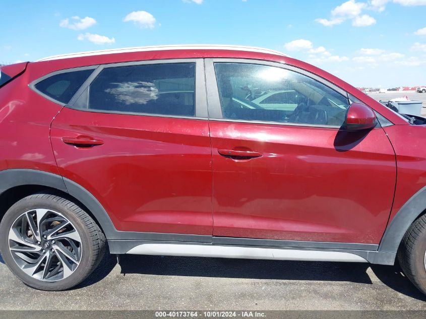 2020 Hyundai Tucson Sport VIN: KM8J33ALXLU086254 Lot: 40173764