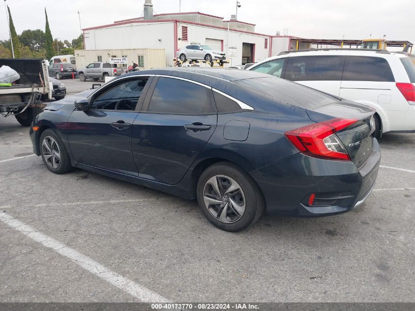 2020 Honda Civic Lx VIN: 19XFC2F6XLE213087 Lot: 40173770