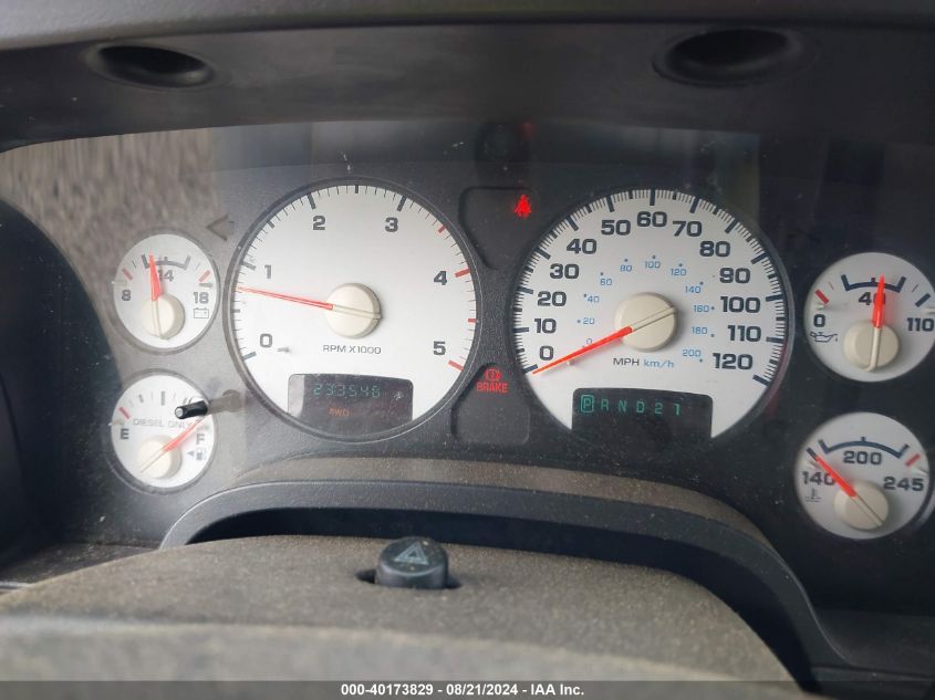 2005 Dodge Ram 2500 Slt/Laramie VIN: 3D7KS28C45G720939 Lot: 40173829