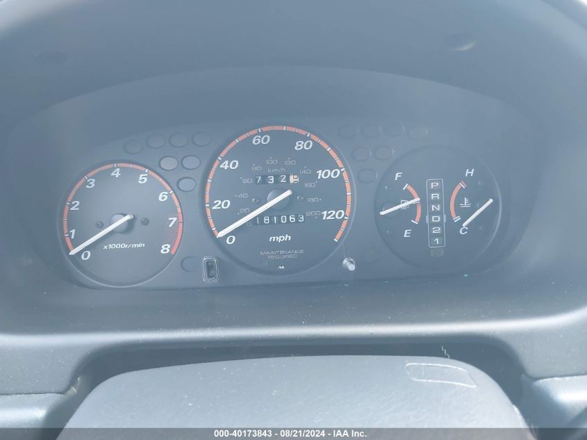 2001 Honda Cr-V Ex VIN: JHLRD18621C044658 Lot: 40173843