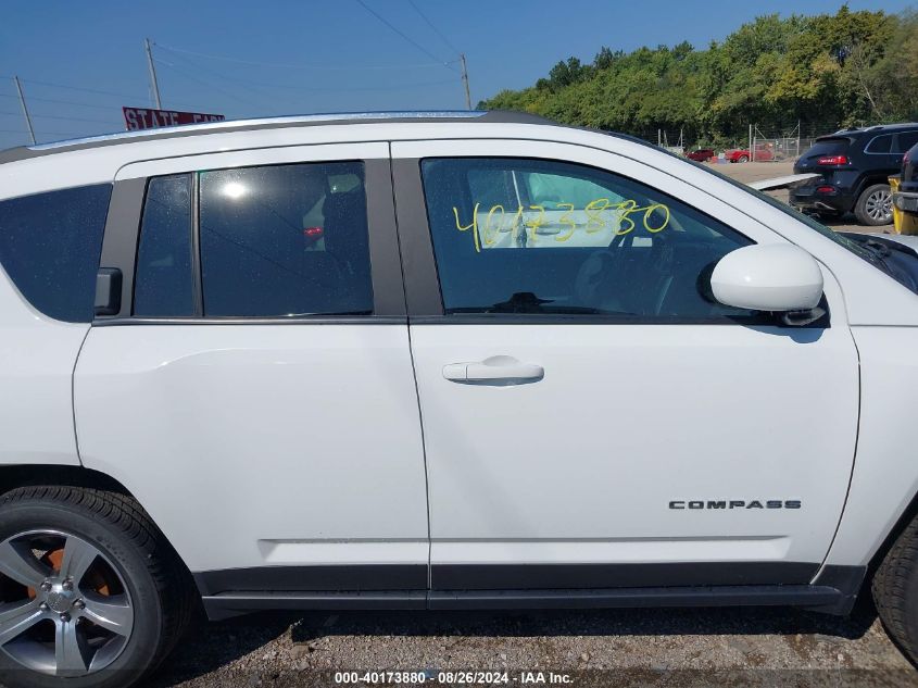 2017 Jeep Compass High Altitude Fwd VIN: 1C4NJCEB0HD199358 Lot: 40173880