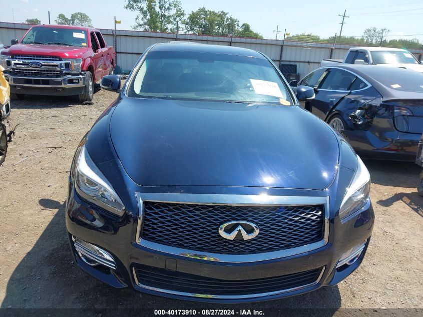 2017 Infiniti Q70L 3.7X VIN: JN1BY1PR7HM210792 Lot: 40173910