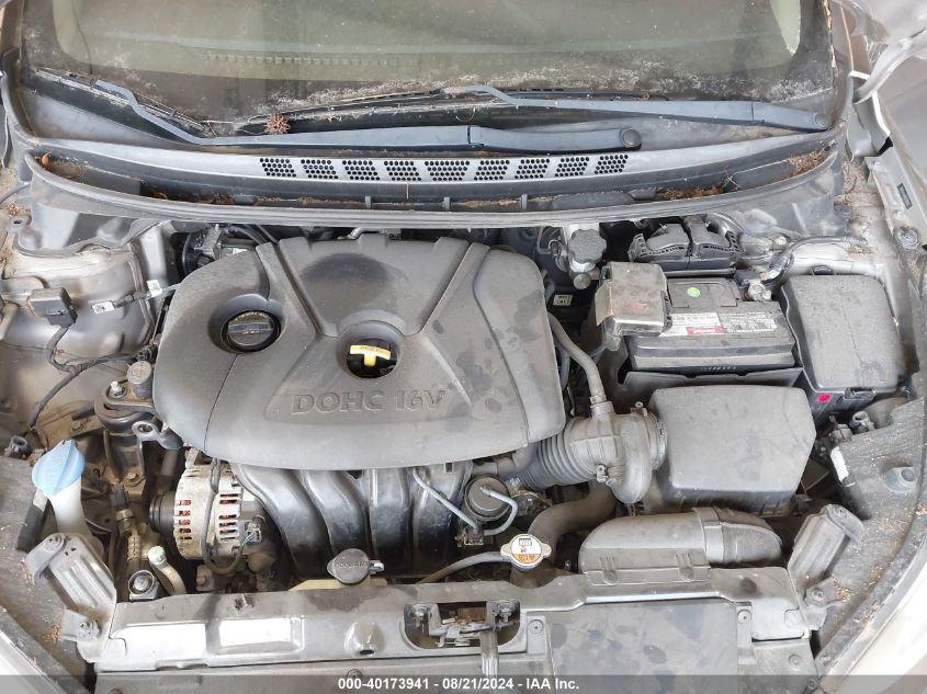 2014 Hyundai Elantra Se VIN: 5NPDH4AE6EH528387 Lot: 40173941