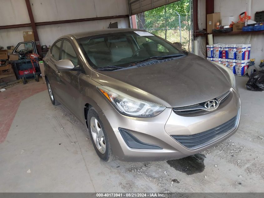 2014 Hyundai Elantra Se VIN: 5NPDH4AE6EH528387 Lot: 40173941