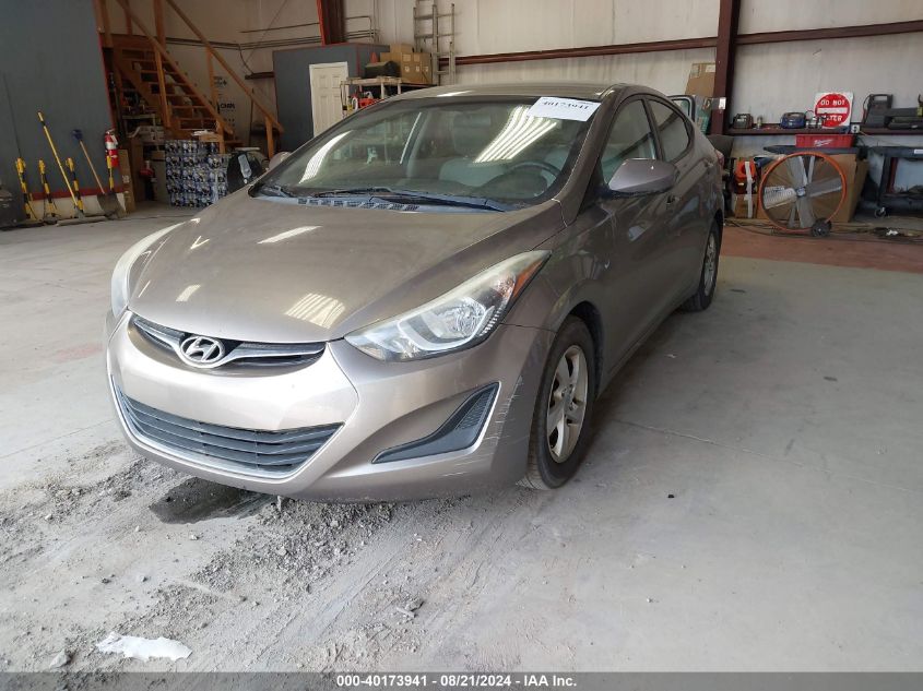 2014 Hyundai Elantra Se VIN: 5NPDH4AE6EH528387 Lot: 40173941