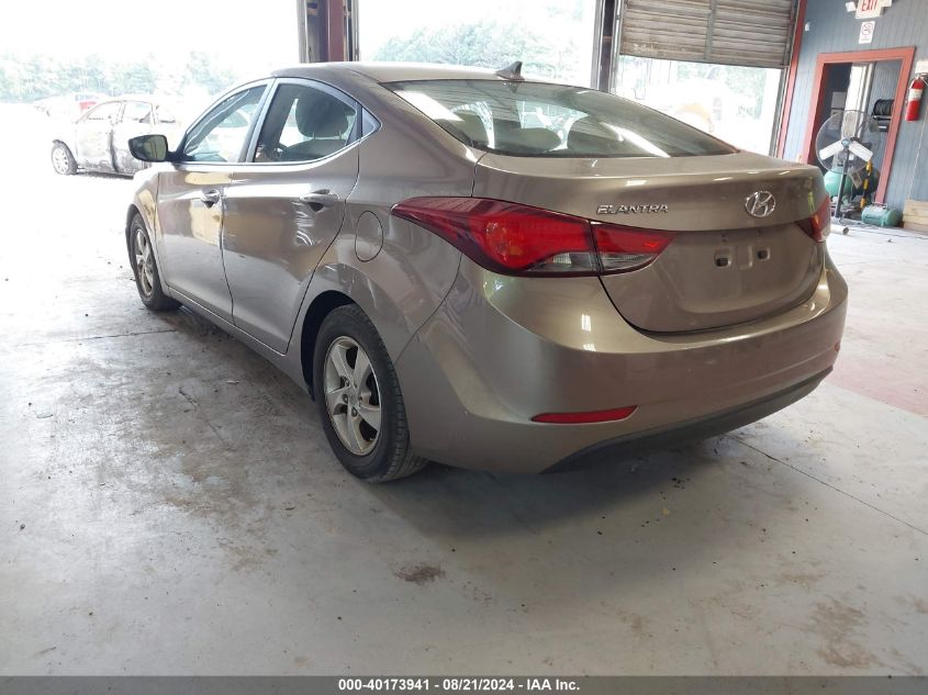 2014 Hyundai Elantra Se VIN: 5NPDH4AE6EH528387 Lot: 40173941