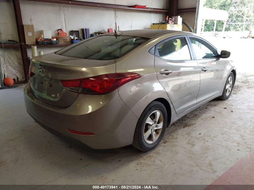 2014 Hyundai Elantra Se VIN: 5NPDH4AE6EH528387 Lot: 40173941