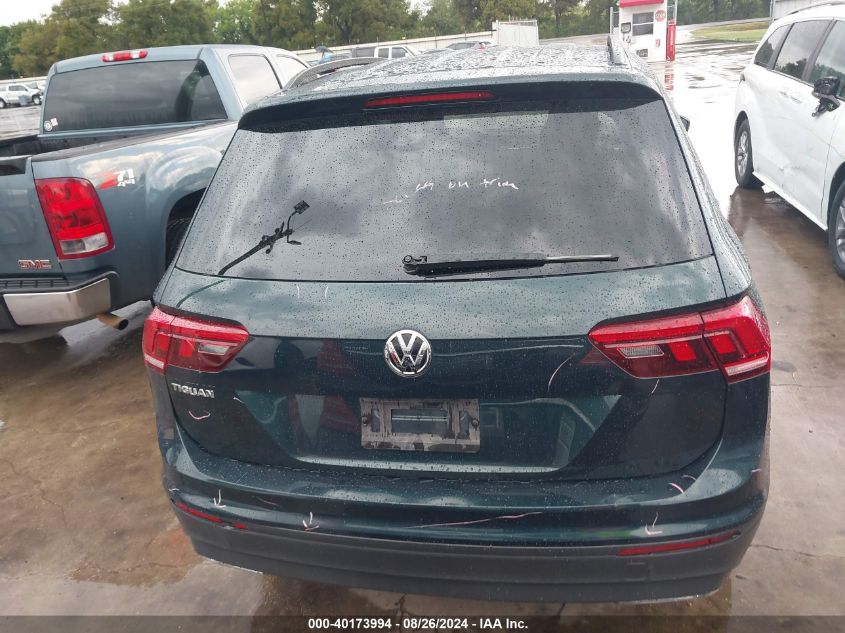 2019 Volkswagen Tiguan 2.0T S VIN: 3VV1B7AX3KM121206 Lot: 40173994