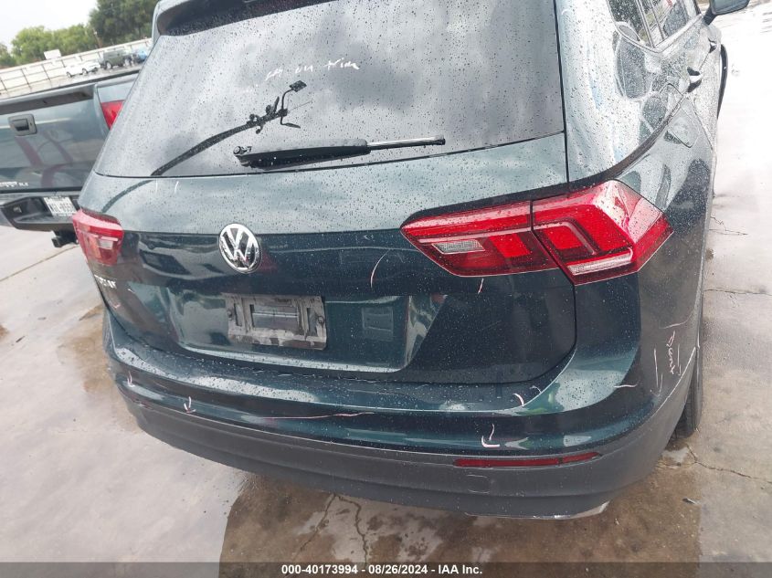 2019 Volkswagen Tiguan 2.0T S VIN: 3VV1B7AX3KM121206 Lot: 40173994