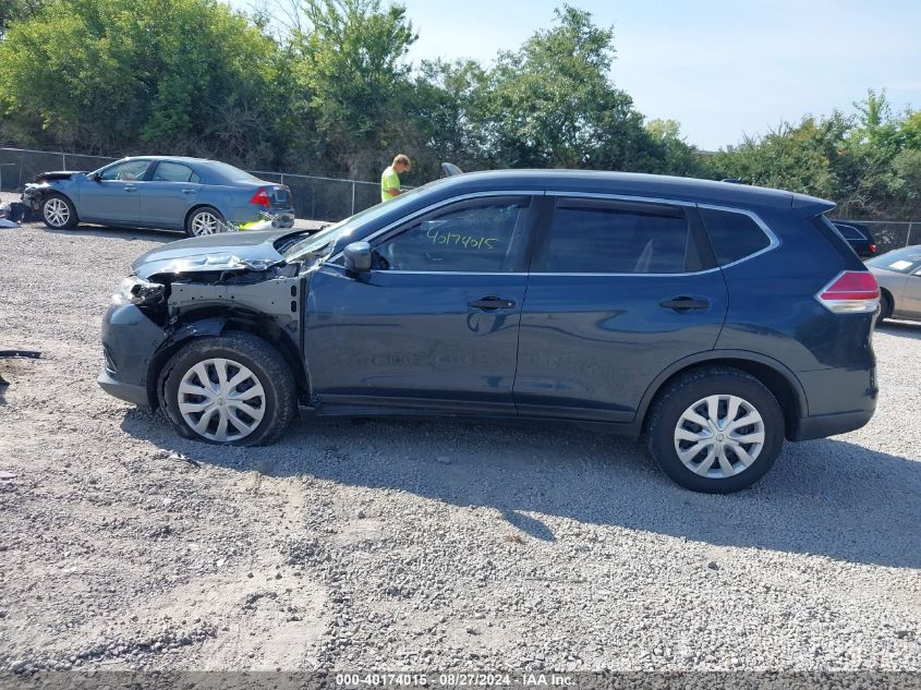 2016 Nissan Rogue S VIN: KNMAT2MVXGP673571 Lot: 40174015