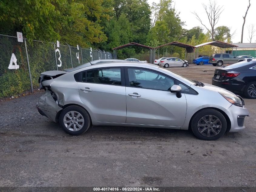 2016 Kia Rio Lx VIN: KNADM4A33G6691714 Lot: 40174016