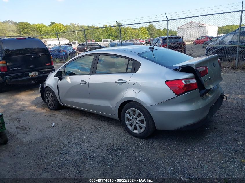 2016 Kia Rio Lx VIN: KNADM4A33G6691714 Lot: 40174016