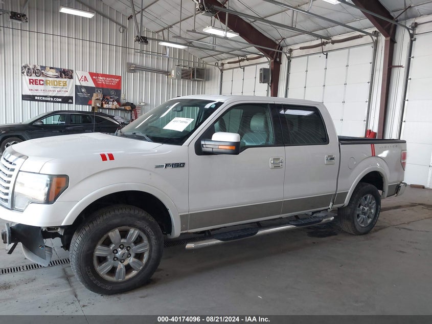 2011 Ford F-150 Lariat Limited VIN: 1FTFW1E61BFA70232 Lot: 40174096