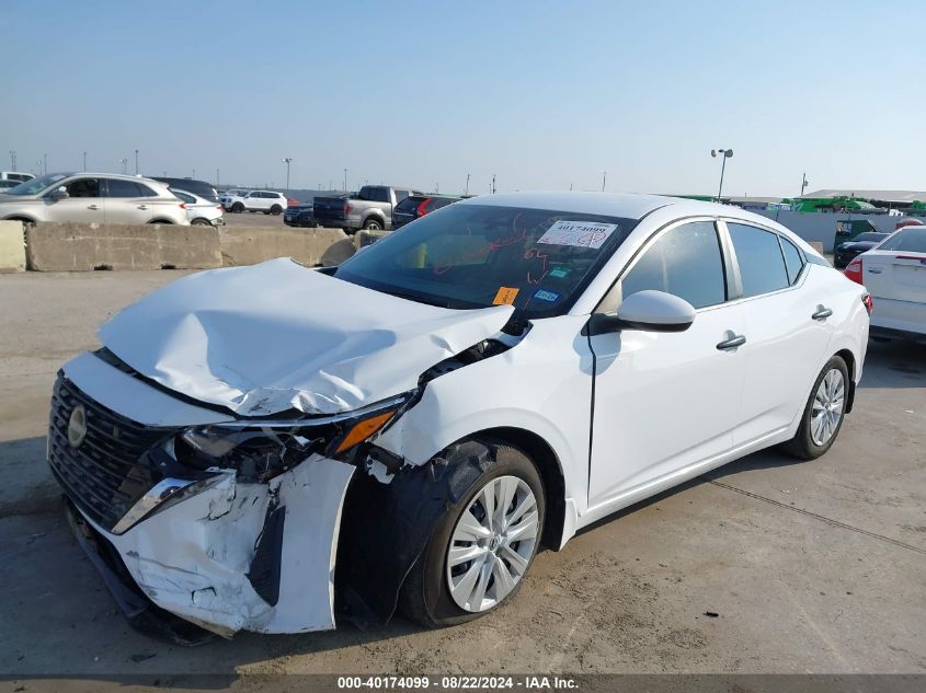 2024 Nissan Sentra S Xtronic Cvt VIN: 3N1AB8BV5RY262883 Lot: 40174099