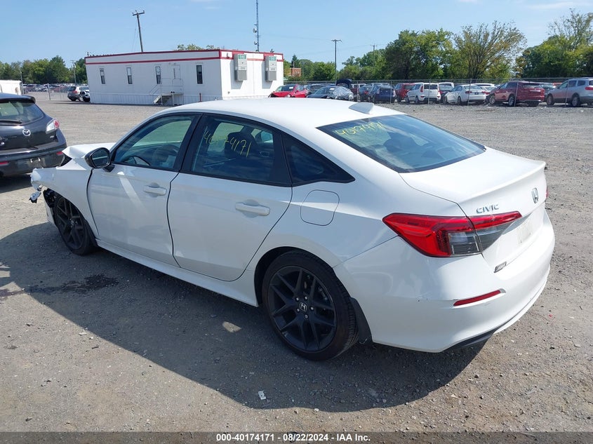 VIN 2HGFE2F5XNH584244 2022 HONDA CIVIC SPORT